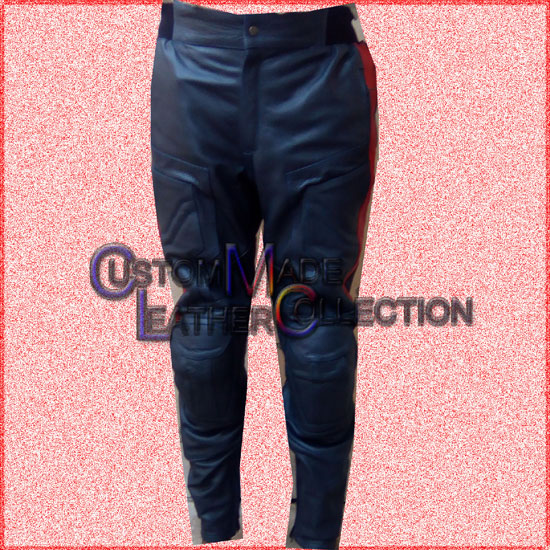 Captain America The Winter Soldier Motorcycle Leather Pant/Biker Leather Pant