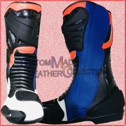 Motorbike Leather Racing Shoes / Biker Racing Boots