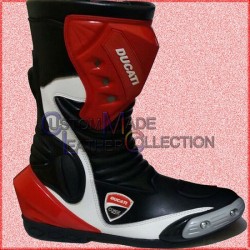 Ducati Corse Shoes/ New Motorcycle Racing Leather Shoes/ Motorbike Leather Boots