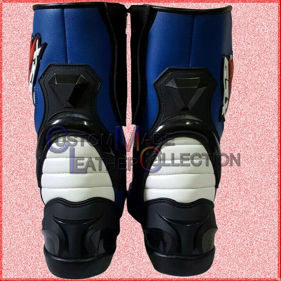 Suzuki Motorbike Leather Racing Shoes / Motorcycle Racing Boots