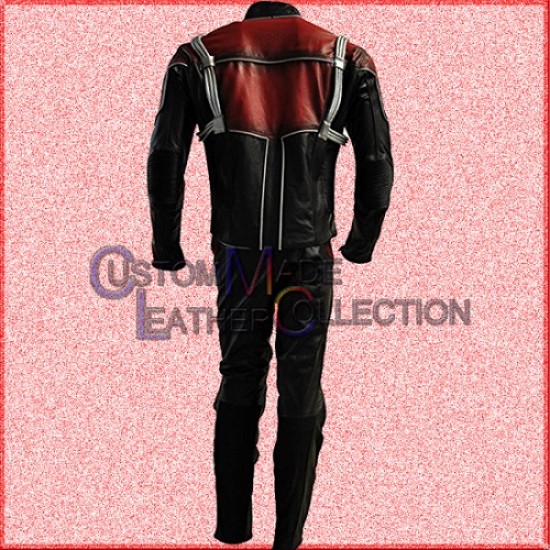 Ant-Man Movie Motorcycle Leather Wax Suit/Men Biker Leather Suit