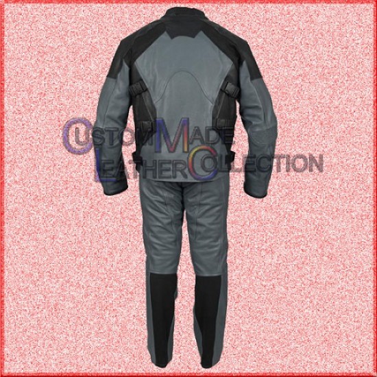 Ryan Reynolds Dead Pool Movie Grey Motorcycle Leather suit/Biker Leather Suit