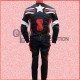 Age of Ultron Captain America Winter Soldier Motorcycle Leather Suit/Biker Leather Suit