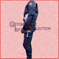 Age of Ultron Captain America Steve Rogers Motorcycle Leather Suit/Biker Leather Suit