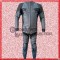 Ryan Reynolds Dead Pool 2 Movie Grey Motorcycle Leather suit/Men Biker Leather Suit