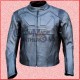 Jack Harper Oblivion Grey Motorcycle Leather Jacket/Biker Leather Jacket