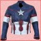 Chris Evans Captain America age of ultron Real Leather Jacket/Biker Leather Jacket