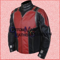 Scott Lang Ant-man Movie Motorcycle Leather Jacket/ Ant-Man :Hero Don't Get Any Bigger