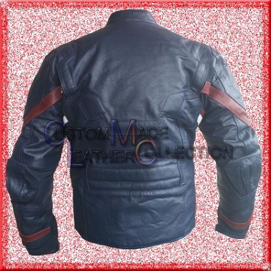 Age Of Ultron Biker Leather Jacket/Captain America Biker Leather Jacket