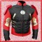 Avengers IronMan Red Black Motorcycle Leather Jacket/Biker Leather Jacket