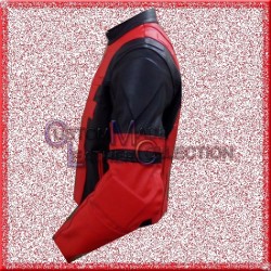 Deadpool Motorbike Motorcycle Leather Jacket / Deadpool Jacket