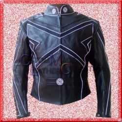 X-Men Wolverine Last Stand White Motorcycle Leather JacketBiker Leather Jacket
