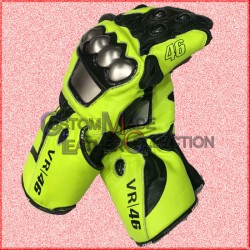 VR/46 Motogp Leather Gloves/Motogp Biker Gloves