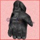 Black Motorbike Leather Racing Gloves/Black Biker Racing Gloves
