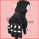 Black Motorbike Leather Racing Gloves/Biker Leather Racing Gloves