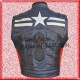 Captain America Biker Leather Replica Vest/Replica Leather Vest