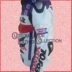 Honda Repsol Motorbike Racing Leather Jacket/Men Biker Leater Racing Jacket