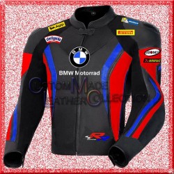 BMW 3asy Motorbike Racing Leather Jacket/Motorbike Leather Jacket