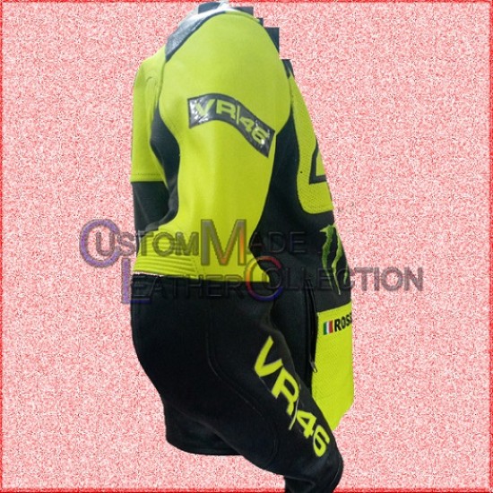 Yamaha Monster Motorbike Racing Leather Jacket/Men Biker Leather Jacket