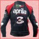 Aprilia Motorbike Racing Leather Jacket/Biker Racing Leather Jacket