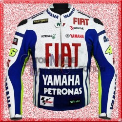 Yamaha Fiat Biker Racing Leather Jacket/Biker Leather Jacket