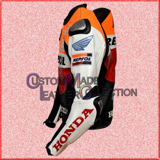 Honda Repsol Black Motorbike Racing Leather Jacket/Biker Leather Jacket