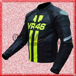 VR/46 Valentino Rossi Motorbike Leather Jacket/Men Biker Leather Jacket