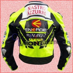 Nastro Azzurro Honda MotoGP Motorbike Jacket/Men Biker Leather Jacket