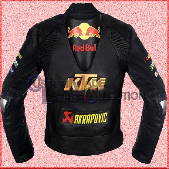Men Redbull KTM Motorbike Leather Jacket/Biker Leather Jacket