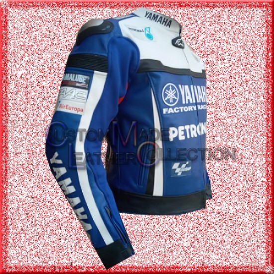 Yamaha Petronas Motorbike Racing Leather Jacket/Biker Leather Racing Jacket