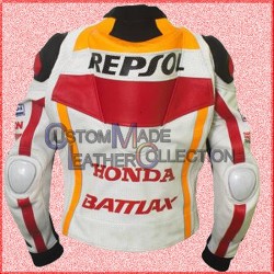 Honda Marc Marquez Repsol Motorbike Racing Leather Jacket/Biker Leather Jacket