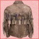 Men's Western Style Leather Jacket/Western Cowboy Leather Jacket