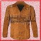 Men Western Leather Jacket and Fringe Beaded Coat