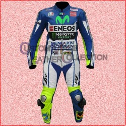 Valentino Rossi Movistar Yamaha Motorbike Leather Suit/Biker Leather Suit