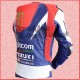 Suzuki Voltcom Motorbike Racing Leather Suit/Biker Leather Suit