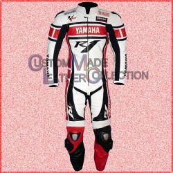 Yamaha Motorbike Racing Leather Suit/Biker Leather Suit