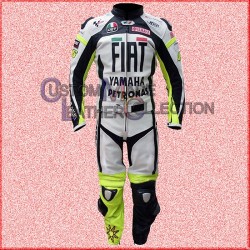 Yamaha Fiat Petronas Motorbike Leather Suit | Genuine Leather Suit