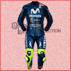 Valentino Rossi Yamaha Movistar MotoGP 2018 Leather Suit/Biker Leather Suit