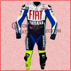 Valentino Rossi Yamaha Fiat Race Suit/Biker Leather Suit