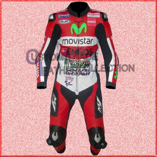 Yamaha Movistar Moto GP Motorbike Race Leathers Suit/Biker Leather Suit